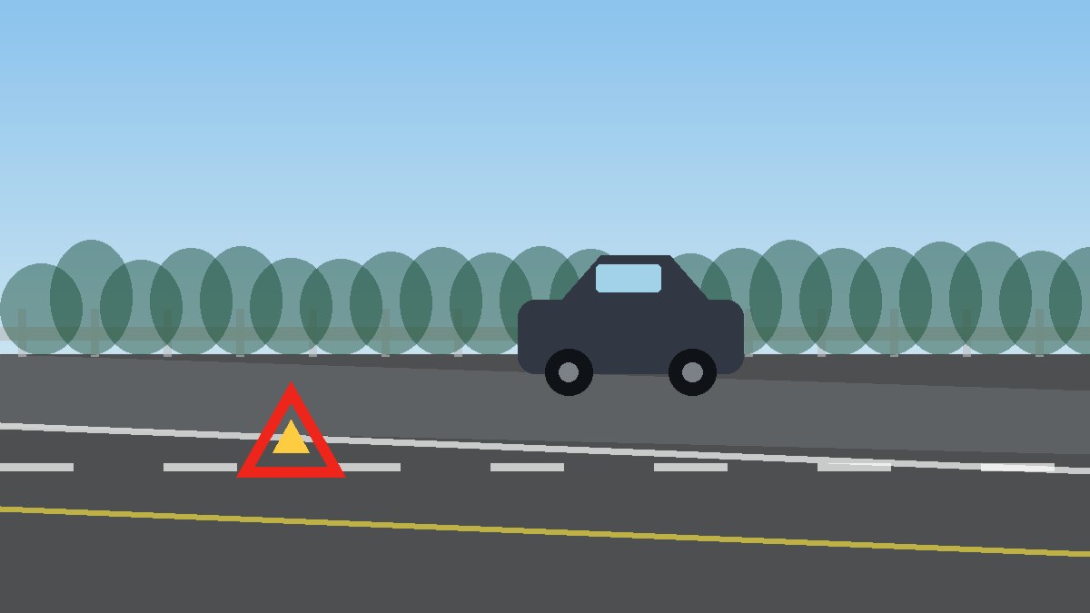自贡道路故障安全等待现场图